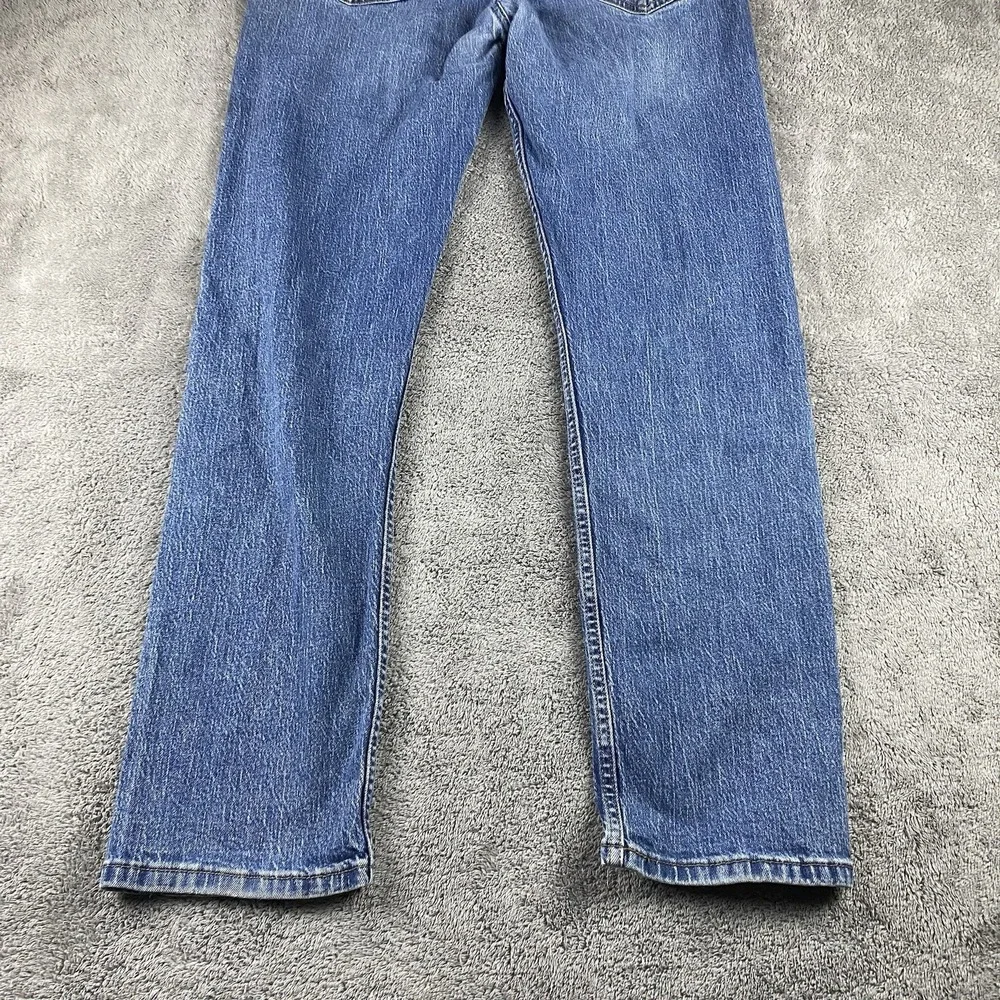 Levis 505 Straight Leg Jeans Mens 34x30 Blue Medium Wash Mid Rise‎